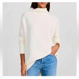 Free People Cashmere Ottoman Tunic Sweater